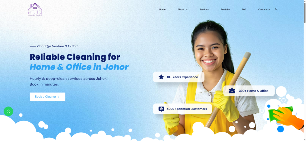 Home & Office Cleaning Johor Bahru (JB) | Hourly Maid Services Iskandar Puteri – iCuci Cleaning