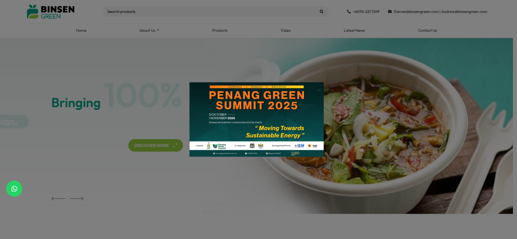 Binsen Green – Your Eco-Friendly Food Packaging Supplier in Penang