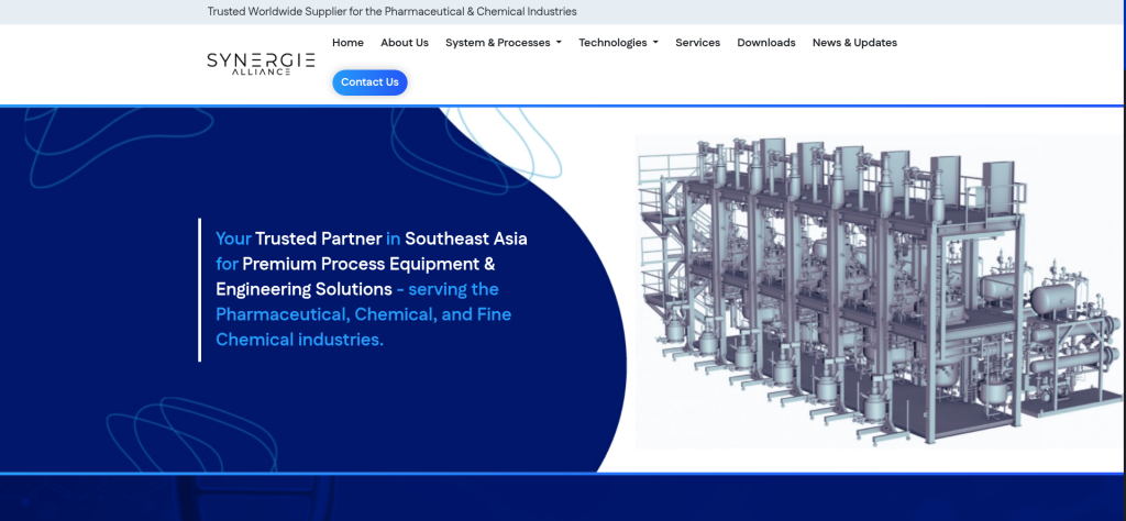 Synergie Alliance – Process Equipment & Turnkey Engineering in Singapore