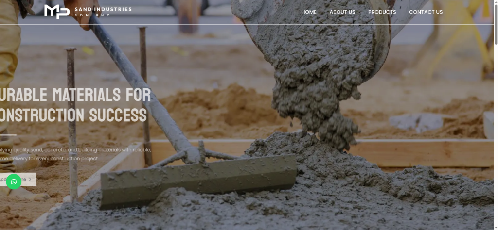 MP Sand Industries – Reliable Sand & Cement Supplier in Johor
