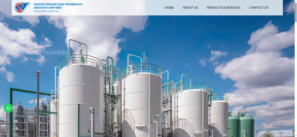 Mechanical Engineering & Construction Negeri Sembilan, Industrial Plant Services Provider Port Dickson, Malaysia | Kejuruteraan Dan Pembinaan Sikojaya Sdn Bhd