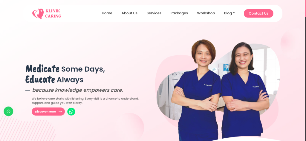 MEDCORE SDN BHD | Klinik Caring – Women’s Health & Screening in Johor Bahru