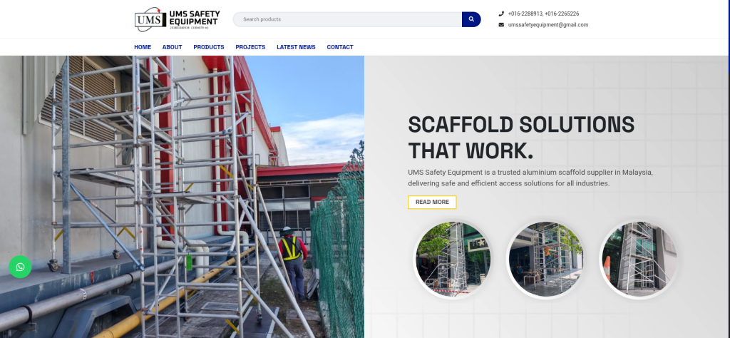 Aluminium Scaffold & Mobile Platform Rental in Malaysia – UMS Safety Equipment