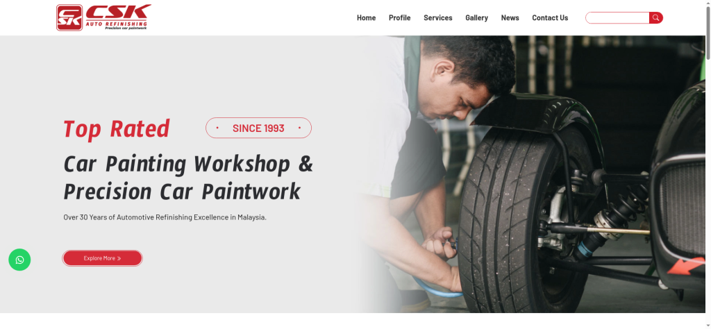Professional Car Spray Painting & Body Repair in KL – CSK Auto Refinishing Specialist
