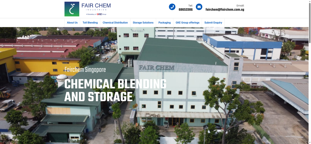 GKE Fair Chem Pte Ltd – Powering Global Chemical Supply Chains