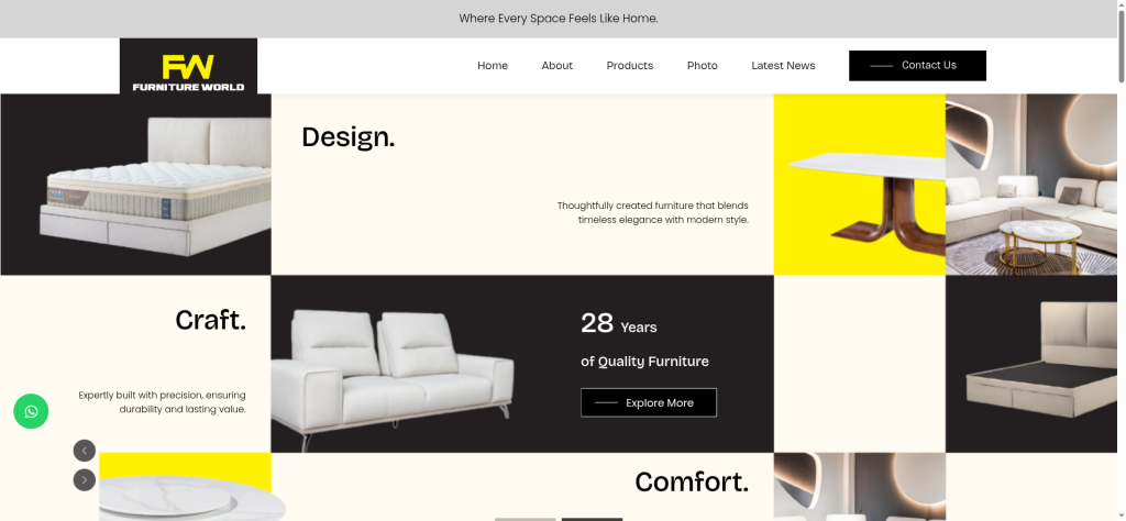 Furniture Supplier in Johor Bahru – Furniture World Sdn Bhd Launches Website