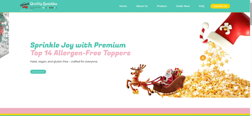 Quality Sprinkles Unveils New Website for Global Baking Decor Lovers