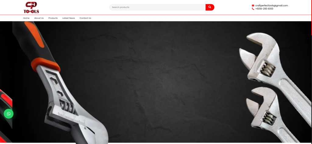 Craft Perfect Tools Sdn Bhd Launches New Website | Hydraulic & Pneumatic Equipment Supplier Selangor