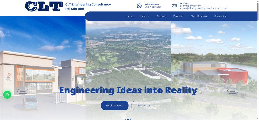 CLT Engineering Consultancy Launches Website | Civil & Structural Engineering Services in Johor Bahru