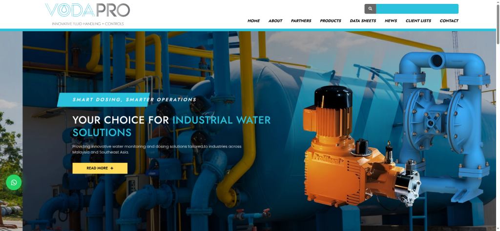 VODAPRO SDN BHD Launches Website | Water Analysis & Process Instrument Supplier Malaysia