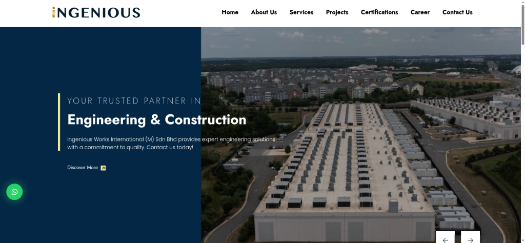 Electrical Engineering Company Selangor, KL | Data Centre Contractor Malaysia – Ingenious Works International (M) Sdn Bhd