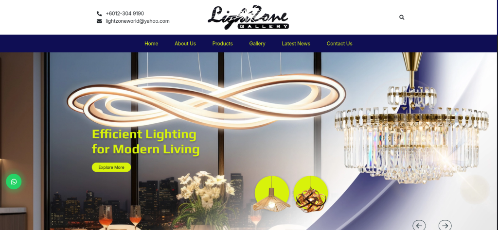 Lighting Store Batu Caves, Selangor | Electrical Products Supplier KL, Malaysia – Light Zone World Sdn Bhd