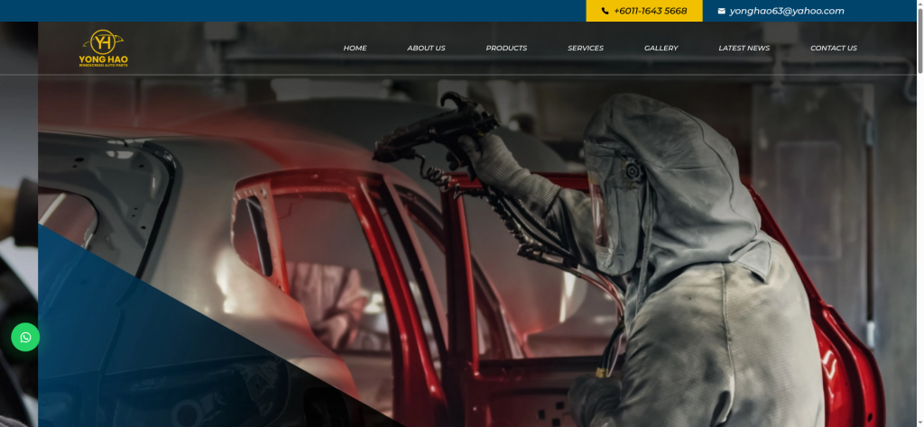Yong Hao Windscreen Auto Parts Launches New Website