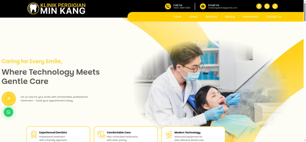 Min Kang Dental Sdn. Bhd. Launches Official Website